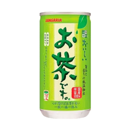 国産緑茶 缶 お茶です。　180ml×30本入り(1ケース)【受注販売品（大型サイズ）】