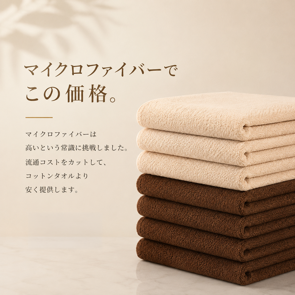 マイクロファイバー バスタオル 3枚セット【受注販売品】