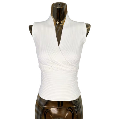 ノースリーブ Vニット(こんにゃくニット)